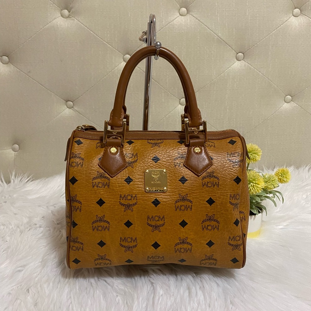 Authentic Mcm Congac Boston